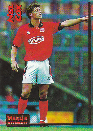 Neil Cox Middlesbrough 1995/96 Merlin Ultimate #137